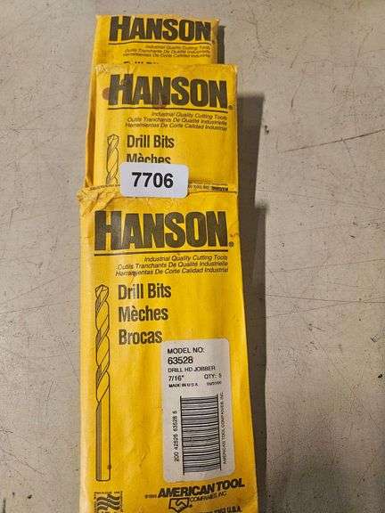 Hanson Drill Bits image