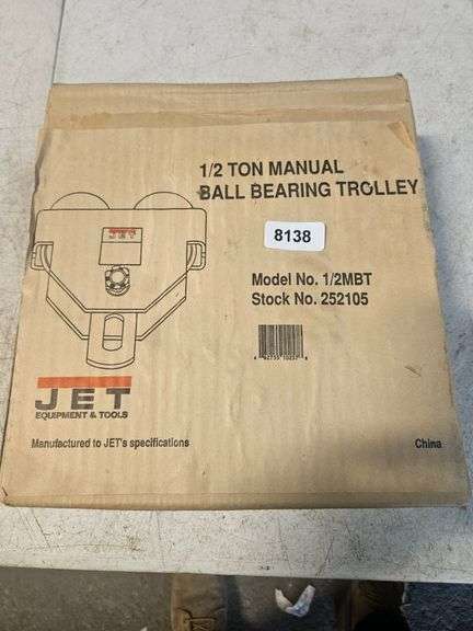 Jet 1/2 Ton Manual Ball Bearing Trolley image