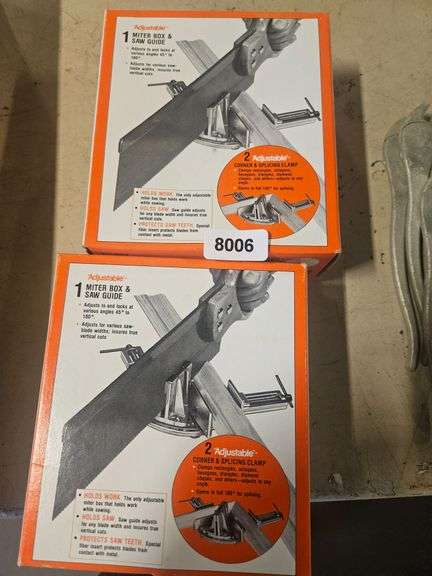 Adjustable Miter Box & Saw Guide image