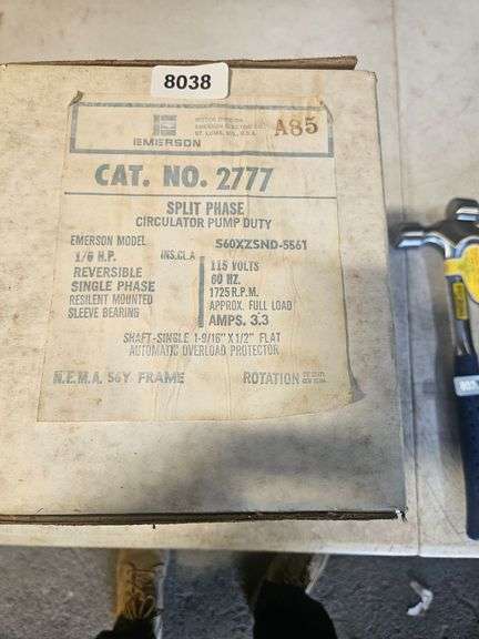Emerson Split Phase Circulator Pump Duty image