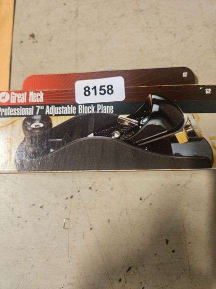 Great Neck Professional 7" Adjustable Block Plane image