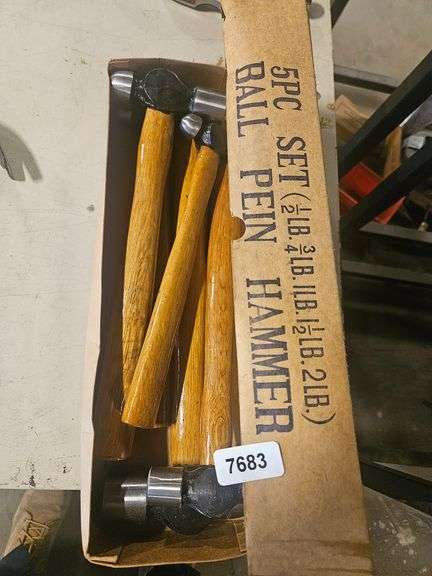 5pc Ball Pein Hammer Set image