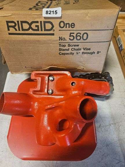 Ridgid Top Screw Stand Chain Vise image