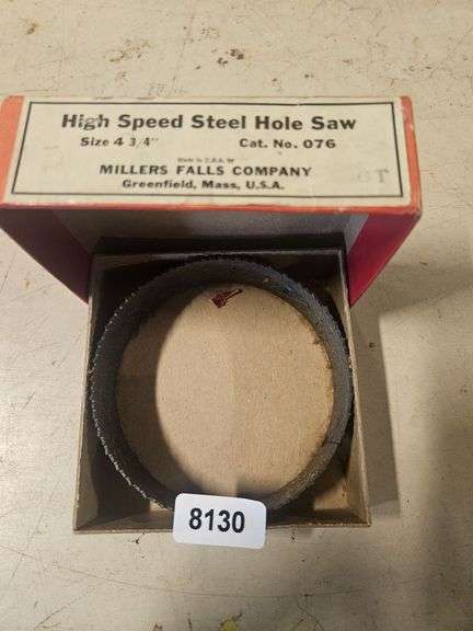 Millers Fall High Speed Steel Hole Saw and Cup image