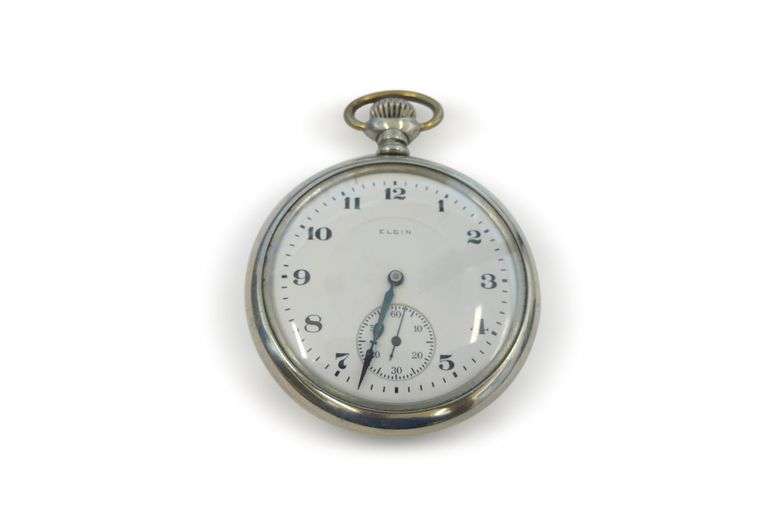 Elgin National 16 Size Pocket Watch, 17 Jewels image