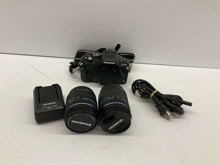 Olympus E-410 Digital Camera with Lenses and Charger image