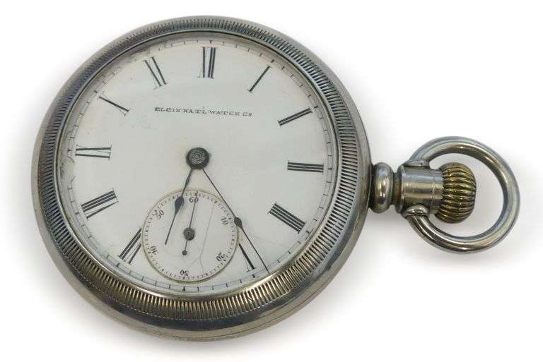 Elgin Natl Watch Co. Pocket Watch, Silverine Case, Circa 1883 image