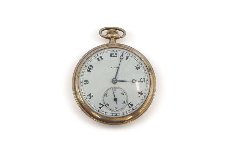 Illinois Watch Co. Pocket Watch, Size 12, 17 Jewels image