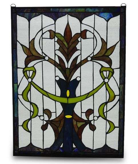 Contemporary Stained Glass Window Panel image