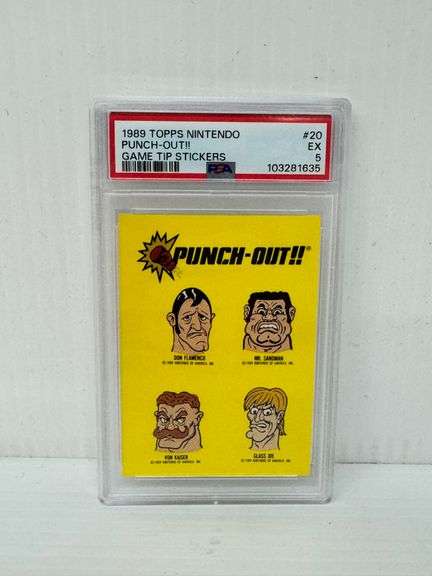 1989 Topps Nintendo Punch-Out! Game Tip Stickers image