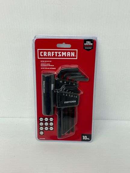 New Craftsman 10-Piece Metric Hex Key Set image