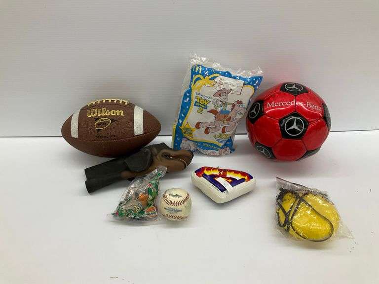 Sports Balls, McDonalds Toy Story 2, and Novelty Toys image