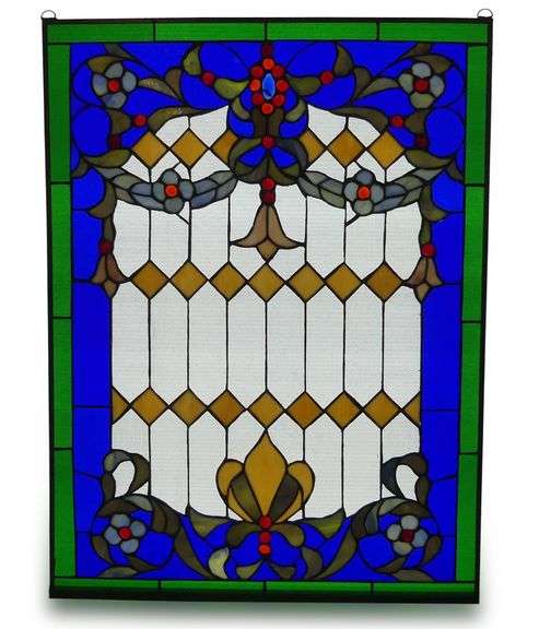 Contemporary Stained Glass Window Panel image