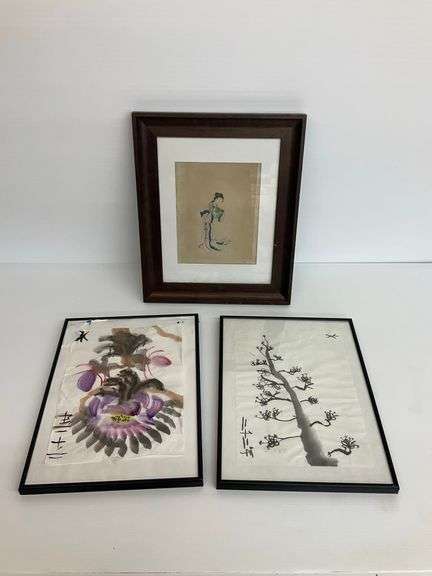 Framed Asian Inspired Art image