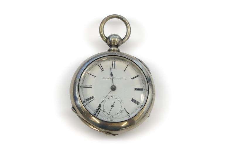 Elgin Nat'l W.C. 7 Jewel Pocket Watch with Key, Circa 1876 image