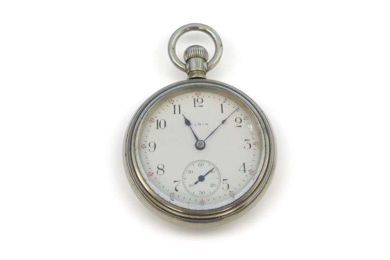 Elgin National Watch Co. Nickel Pocket Watch, Circa 1909 image