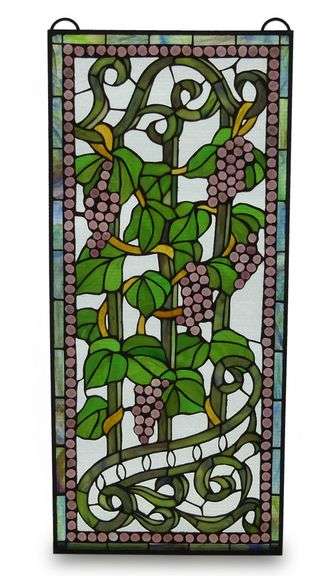 Contemporary Stained Glass Window Panel image