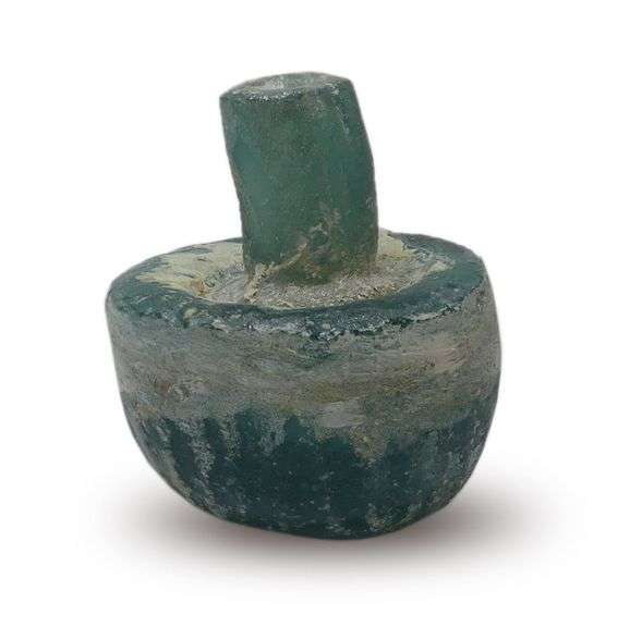Roman Glass Bottle/Vial Circa 1st - 2nd Century AD...see photos image