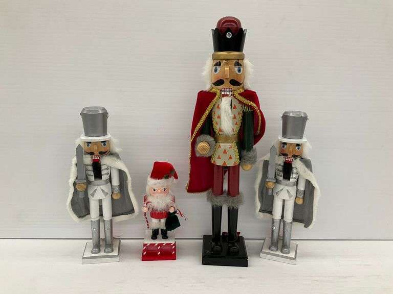 Nutcracker Collection - Wooden Soldiers and Santa Figurines image