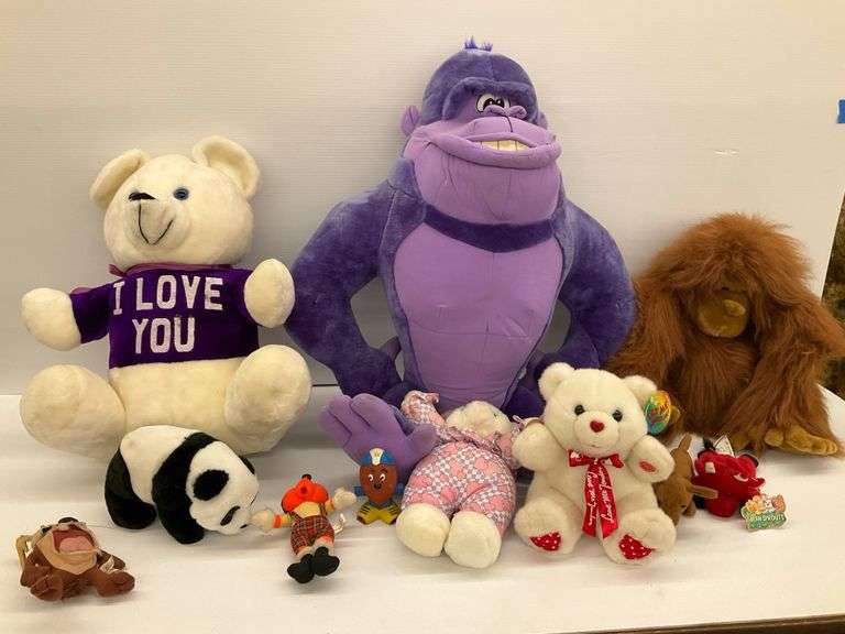 Plush Toys: Gorilla, Bears, Panda, and Others image