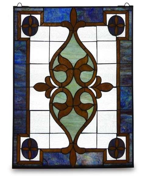 Contemporary Stained Glass Window Panel image