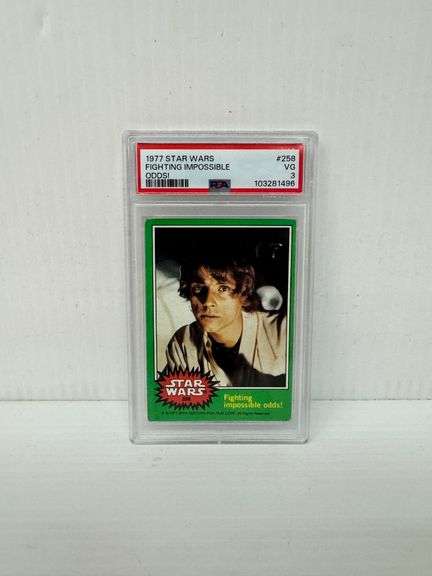 1977 Star Wars Fighting Impossible Odds Trading Card image