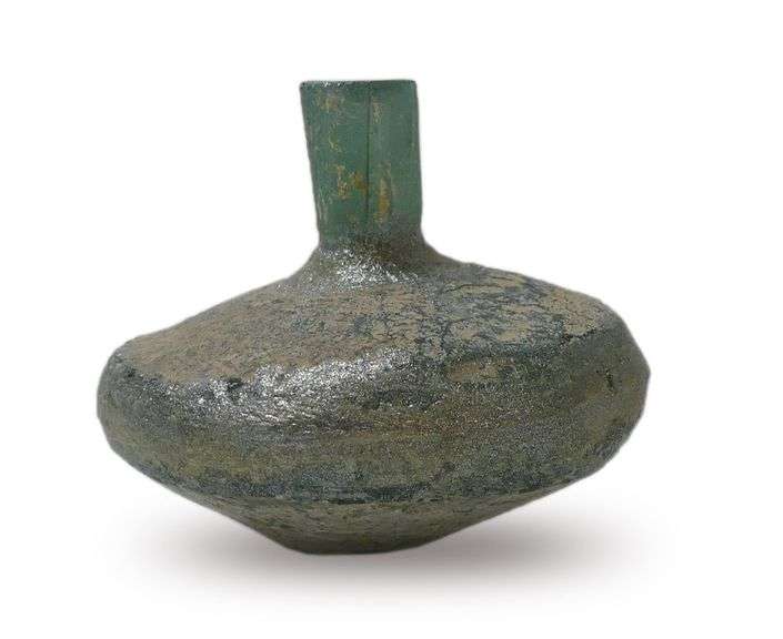 Roman Glass Bottle/Vial Circa 1st - 2nd Century AD...see photos image