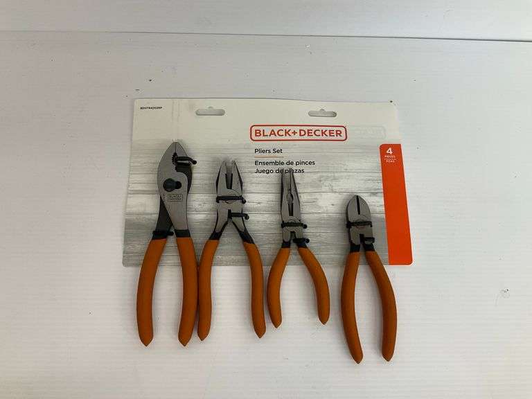 New Black & Decker 4-Piece Pliers Set image