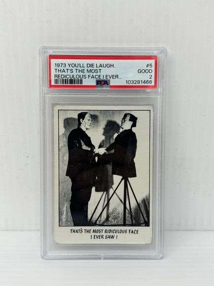 1973 You'll Die Laughing Trading Card #5 image