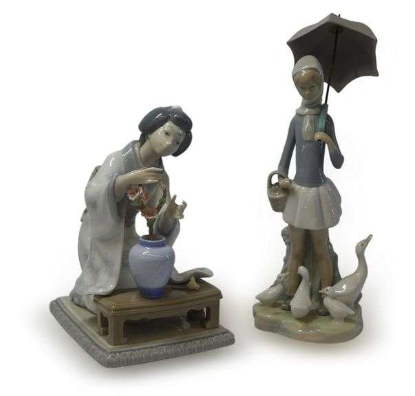 Two Lladro Figurines ..see photos image