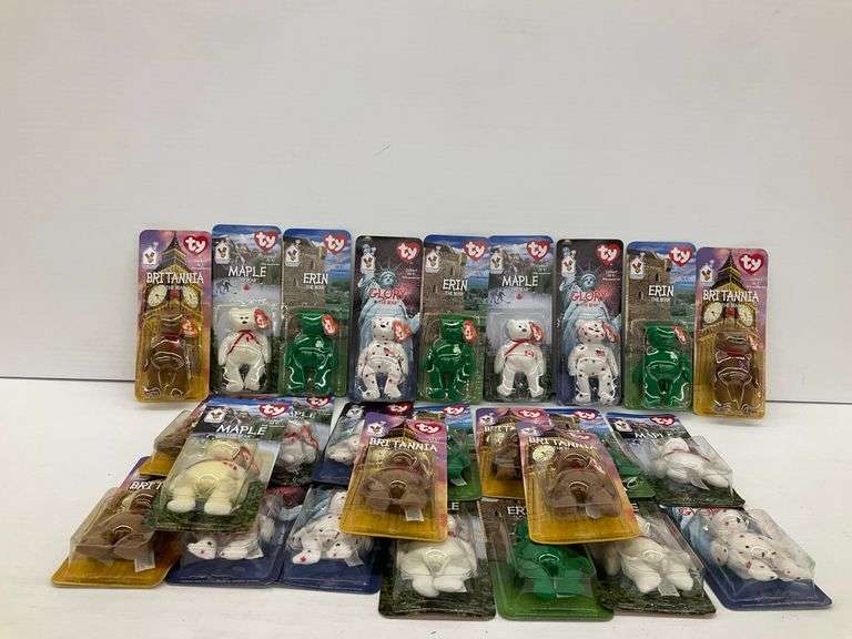 Ty Beanie Bears - Britannia, Maple, Erin, Glory image