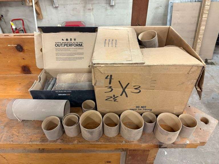 Mixed Lot of Sanding Sleeves and Rolls image