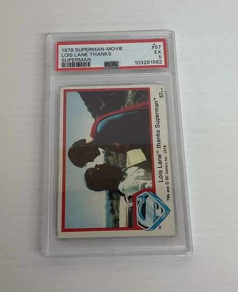 1978 Superman Movie Trading Card - Lois Lane Thanks Superman image