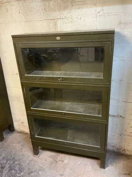 Art Metal Jamestown New York Stacking Barrister Bookcase ... 54 x 33 x 11 in. image