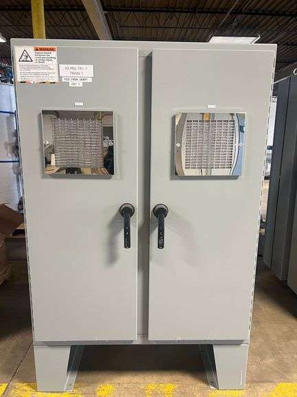 Industrial Control Panel Enclosure Stand ... 74 x 47 x 18 in. image