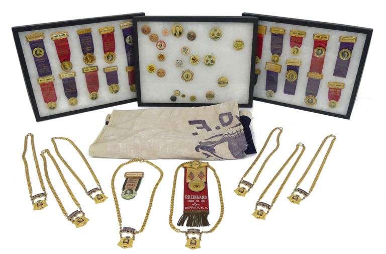 Independent Order of Odd Fellows Memorabilia Lot image