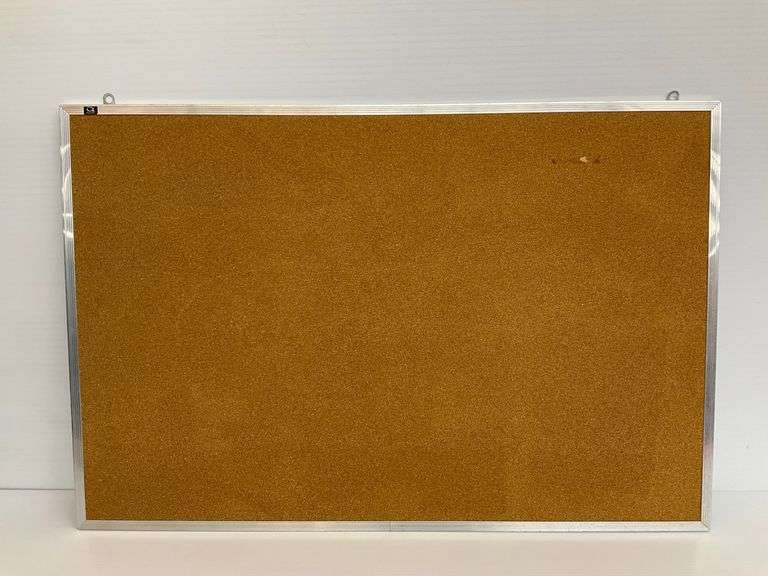 Cork Board with Aluminum Frame image