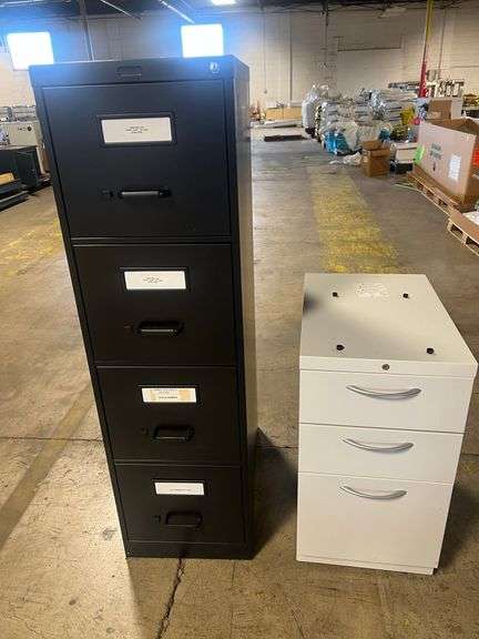 Metal File Cabinets ... Larger measures 52 x 25 x 15 in. image