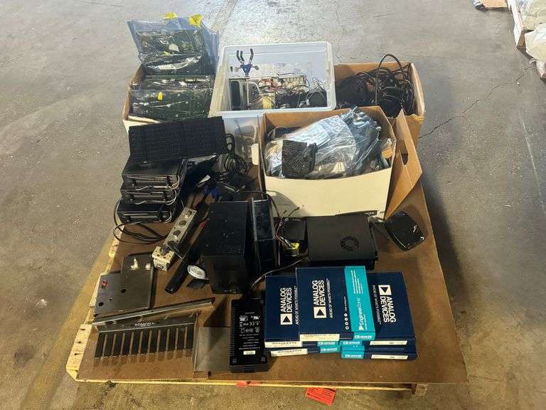 Pallet of Various  Electronics Components and Cables image