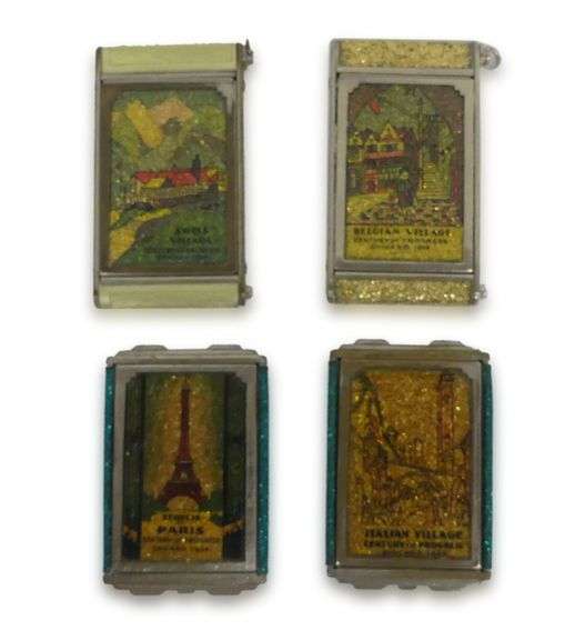 Four Souvenir Compacts from Century of Progress Exposition image