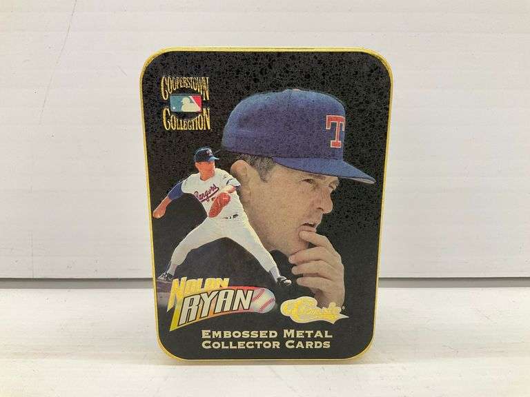 Nolan Ryan Cooperstown Collection Metal Collector Cards image