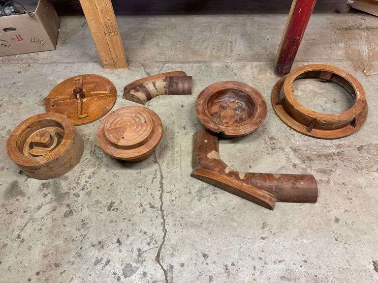 Assorted Wooden Pattern Mold Components image