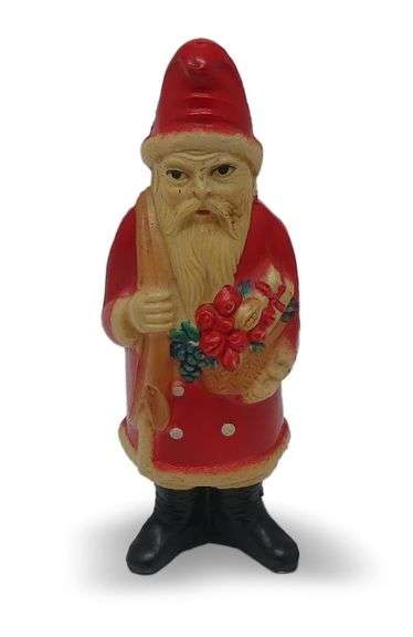 Celluloid Santa Claus Rattle image
