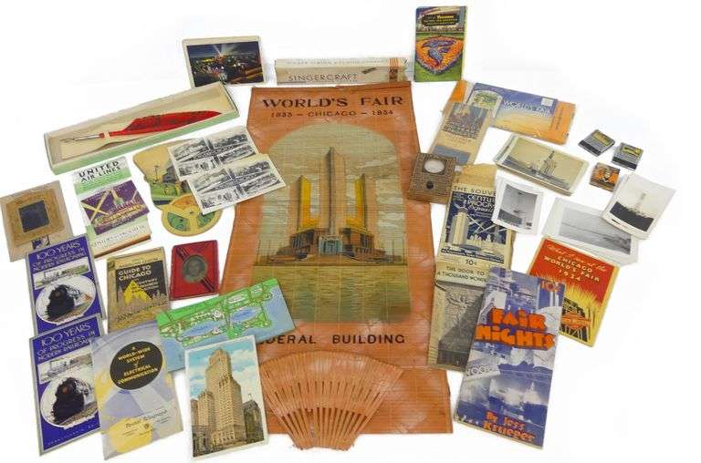 1933-1934 Chicago World's Fair Souvenir Collection image