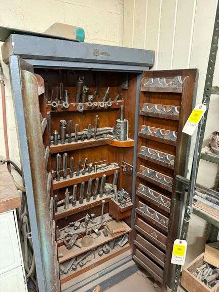 Cabinet with Milling Machine Tools image