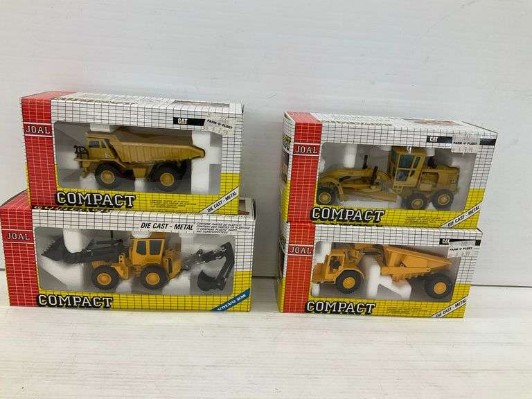 Four Joal Compact Farm Fleet Diecast Construction Vehicles image
