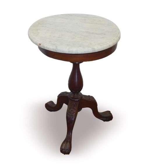 Contemporary Marble Top Round Table image