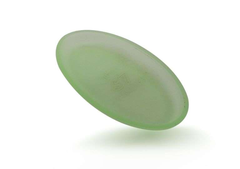 Heinz 57 Varieties Green Uranium Glass Dish image