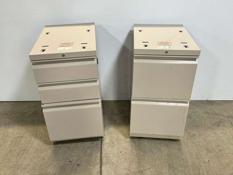 Pair of Office File Cabinets image