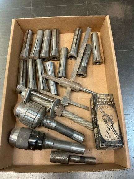 Clark Adjustable Hole Cutter with Collets and Chucks image
